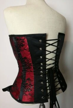 Pandora Femme Fatale, Custom Sized -Vintage Veil Clothing Store pandora femme red side back