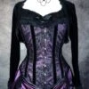 Pandora Venus Over Bust Corset, Custom Sized -Vintage Veil Clothing Store pandora venus front amethys