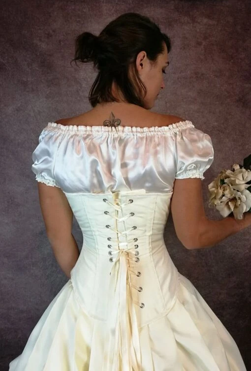 Ivory Majestica Wedding Gown - Image 4