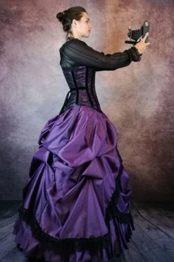 Amethyst Majestica Palace Gown -Vintage Veil Clothing Store selfie 1
