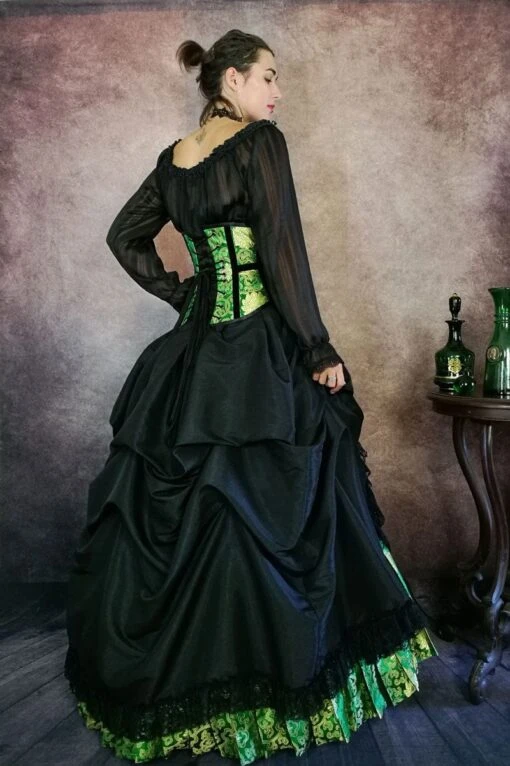 Emerald Majestica Palace Gown - Image 6