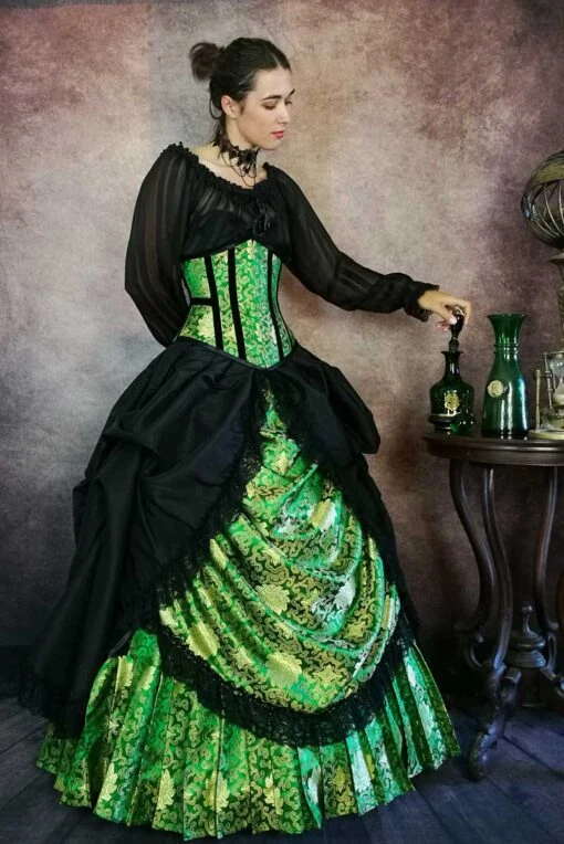 Emerald Majestica Palace Gown - Image 4
