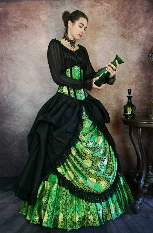 Emerald Majestica Palace Gown - Image 3