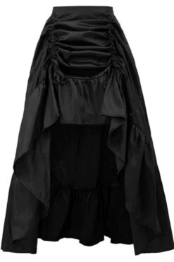 Vintage Veil Clothing Store -Vintage Veil Clothing Store taffetaSDhighlowgothsteampunkbustleskirt4