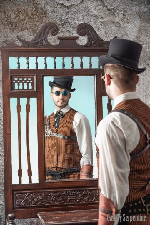Original Outlaw Vest - Tan, S, M - Image 4