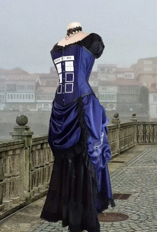 Tardis Bustle Time Travel Skirt - Image 5