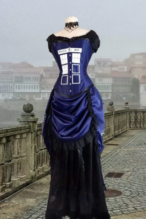 Tardis Bustle Time Travel Skirt - Image 3