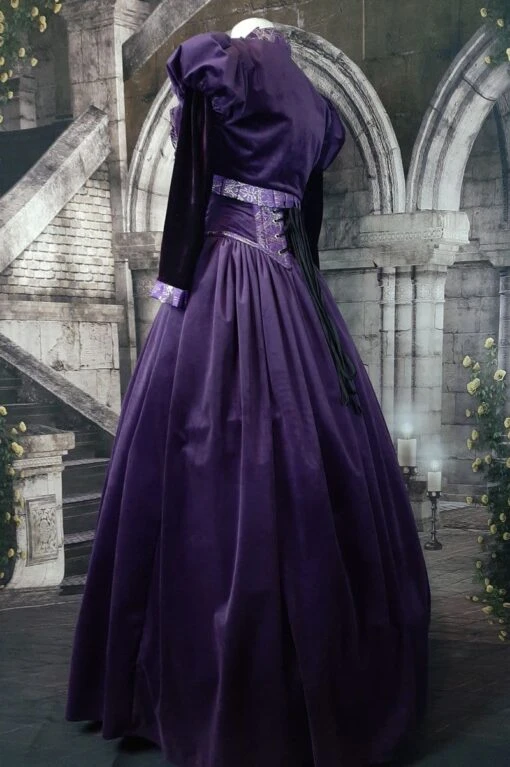 Purple Tudor Gown - Image 3
