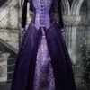 Purple Tudor Gown -Vintage Veil Clothing Store tudor ens purple front