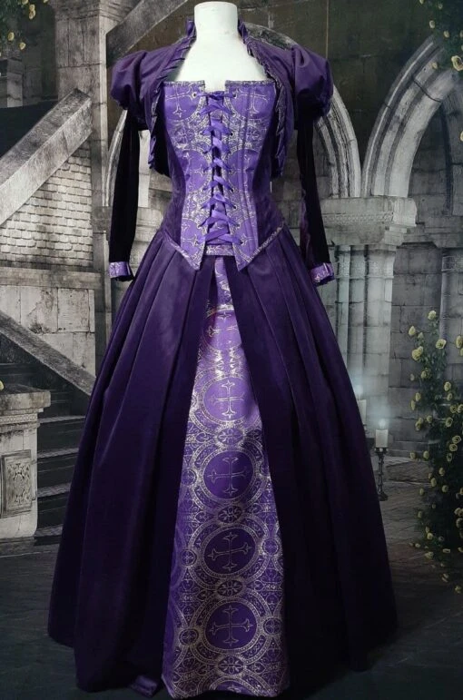 Purple Tudor Gown