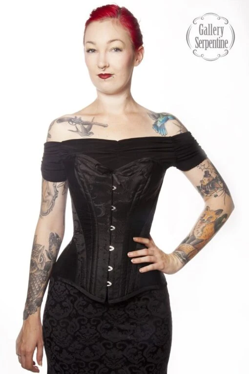 Ebony Turn Of The Century Corset, Custom Sized - Image 4