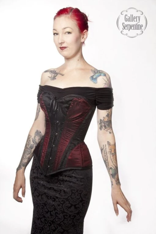 Ruby Turn Of The Century Corset, Custom Sized - Image 3
