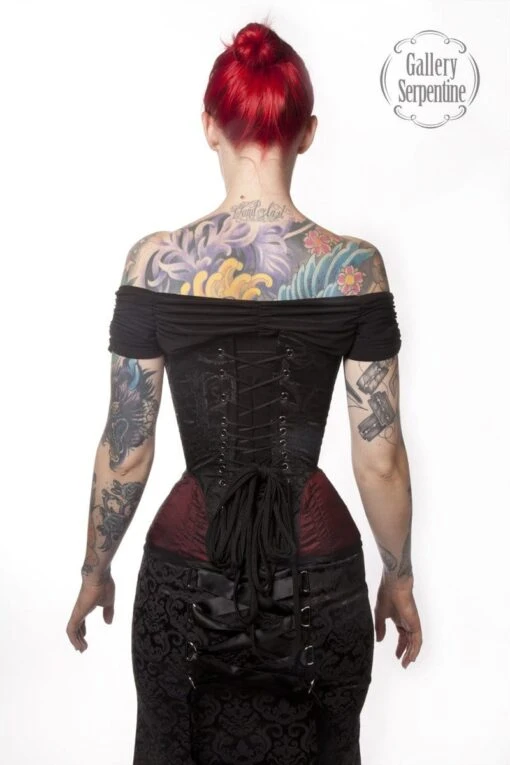 Ruby Turn Of The Century Corset, Custom Sized - Image 4