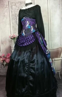 Dark Alice Purple Alice Victorian Bustle Skirt -Vintage Veil Clothing Store vic bustle 10