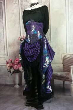 Dark Alice Purple Alice - Corset & Victorian Bustle Set