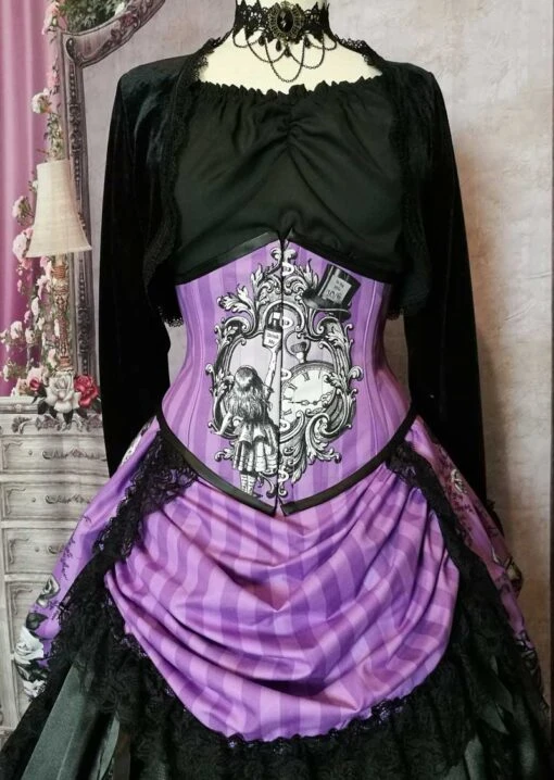 Violet Alice - Corset & Victorian Bustle Set - Image 2