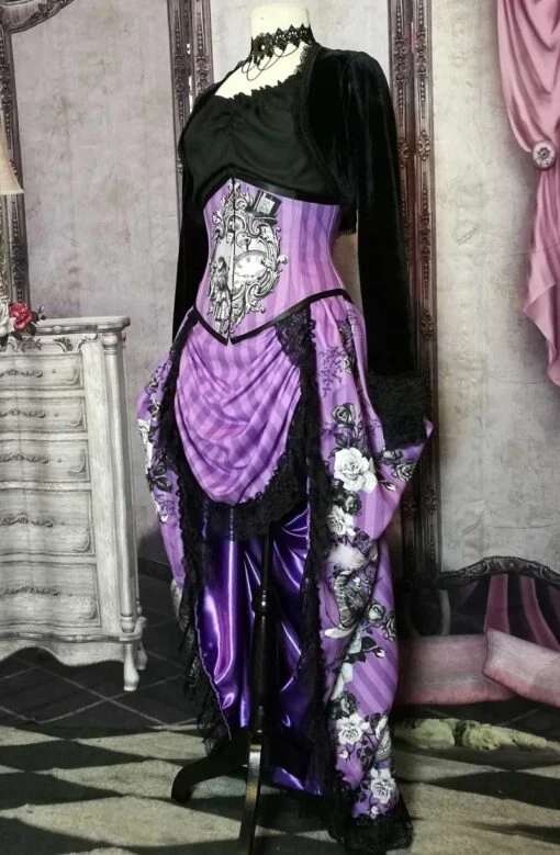 Violet Alice - Corset & Victorian Bustle Set - Image 6