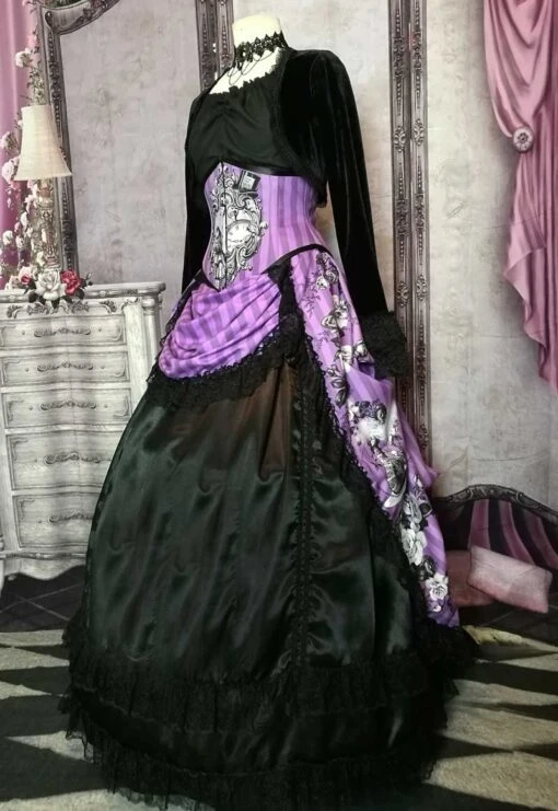 Violet Alice - Corset & Victorian Bustle Set - Image 11