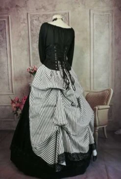 Hampstead Heath Victorian Bustle Skirt -Vintage Veil Clothing Store w hoop sb2