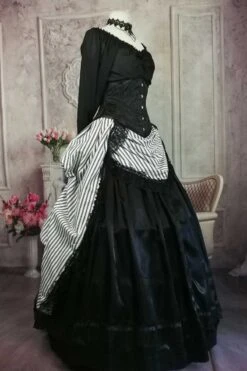 Hampstead Heath Victorian Bustle Skirt -Vintage Veil Clothing Store with hoop sf