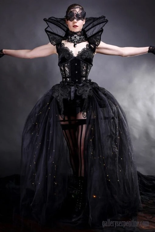 Dark Fairy Tale Corset Gown, Size XS-S - Image 7