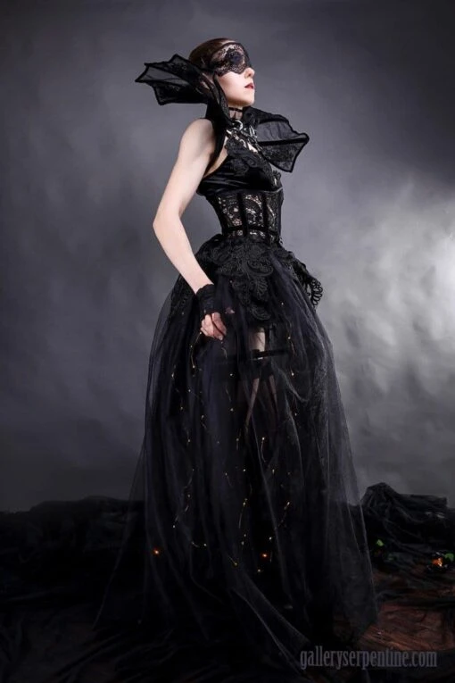 Dark Fairy Tale Corset Gown, Size XS-S - Image 3