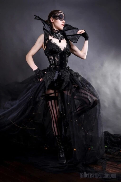 Dark Fairy Tale Corset Gown, Size XS-S - Image 5