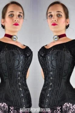 Brocade Femme Fatale Corset, Custom Sized