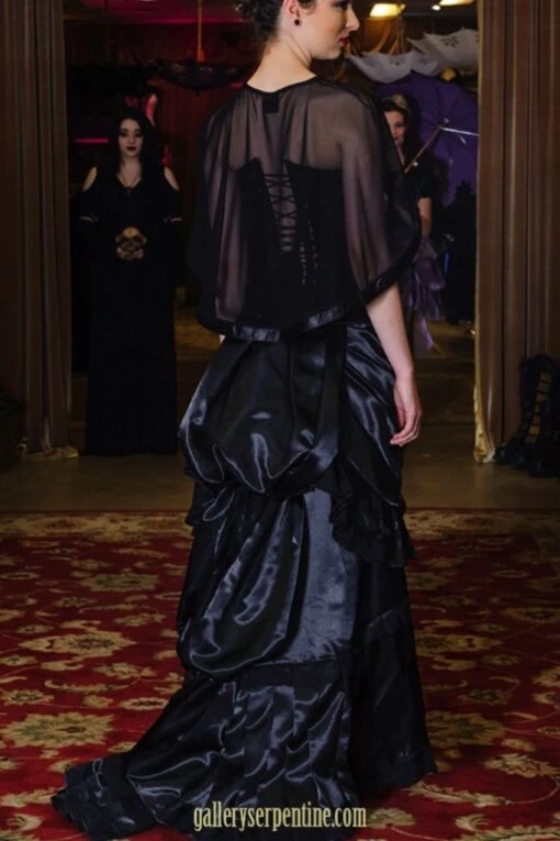 Ebony Victorian Skirt, Made To Order - Image 8