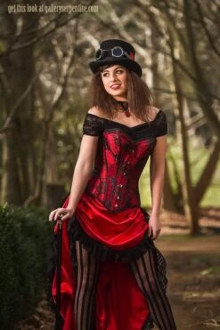Wild Wild West Over Bust Corset, Custom Sized -Vintage Veil Clothing Store wmwild wild west pandora toc 2