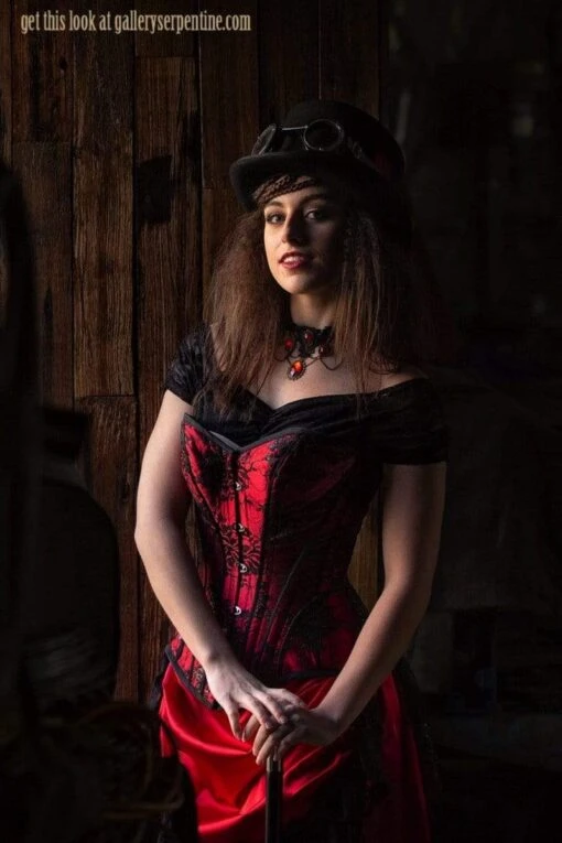 Wild Wild West Over Bust Corset, Custom Sized - Image 11