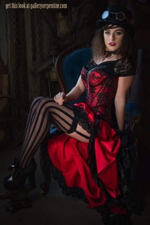 Wild Wild West Over Bust Corset, Custom Sized - Image 10