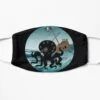 Happy Kraken - Men's Face Mask -Vintage Veil Clothing Store work 87693789 flat mask 967724c1 0c65 4f36 b89f 4c649f3109cc