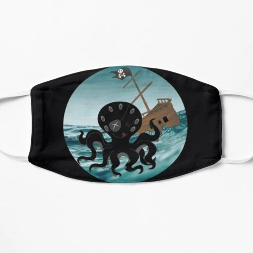 Happy Kraken - Men's Face Mask